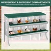 Chicken Nesting Boxes, Two-Tier Metal Chicken Egg Laying Box,Large Vented Holes for Egg Collection - 2 of 4