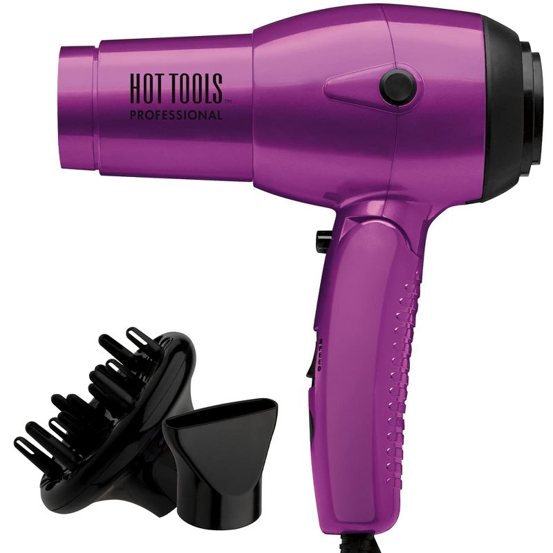 Hot Tools Pro Artist 1875W Ionic Compact Hair Dryer | Lightweight, Perfect for Travel, 1 of 8