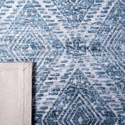 Roslyn ROS701 Hand Loomed Area Rug - Blue - 5'x8' - Safavieh.