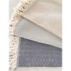 Turkish Cotton Herringbone Throw with Tassels - 2 of 4