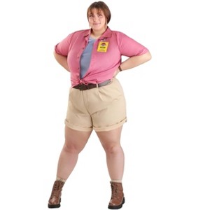 HalloweenCostumes.com Women's Plus Size Jurassic Park Dr. Ellie Sattler Halloween Costume | Adult Park Explorer Outfit - 1 of 4