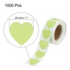 Unique Bargains Self-Adhesive Heart Decorations Sticker for Envelope Wedding 1000 Pcs - 2 of 4
