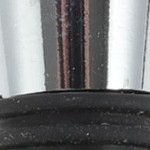 red, white, black, silver tone