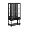 48" Curio Display Cabinet, Display Cabinet with Adjustable Glass Shelves, Wooden Storage Cabinet for Kitchen Living Room Bedroom Office - 4 of 4