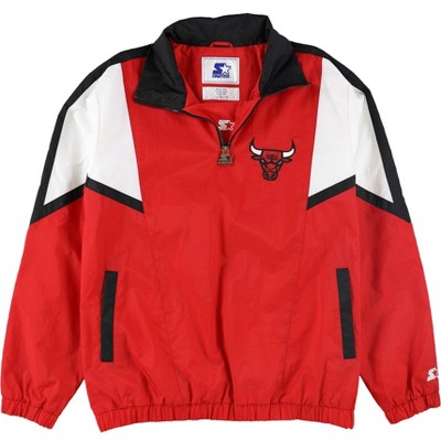 STARTER Mens Chicago Bulls Windbreaker Jacket