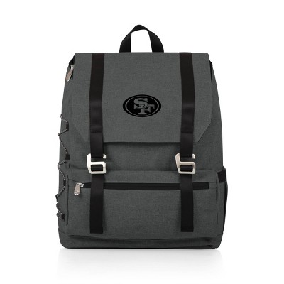 NFL San Francisco 49ers On The Go Traverse Cooler Backpack - Heathered Gray