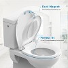 Toilet Seats Elongated,Extra Long Toilet Seat,Built-In Potty Training Seat for Toddlers, Easy Installation & Release with Hardware - 2 of 4