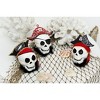 Gallerie II Pirate Cove Head Halloween Christmas Xmas Ornament Set of 3 - 2 of 4