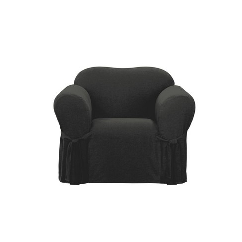 Surefit armless best sale chair cover