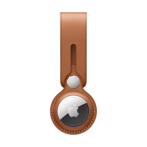Apple Airtag Leather Loop - Saddle Brown : Target