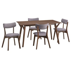 Lifestorey Cari 5Pc Mid Century Modern Dining Set - 1 of 4