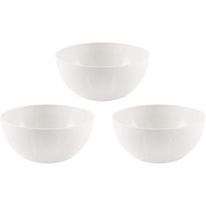 YBM Home Plastic Serve Mixing Bowl, Pack of 3 - 1 of 4