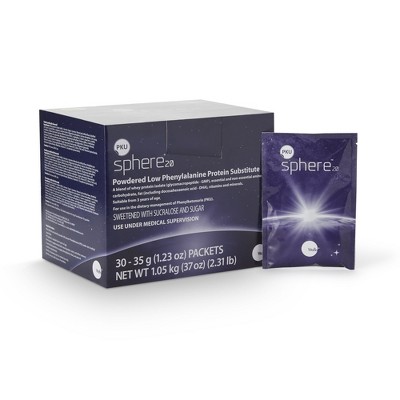 PKU sphere 20 Oral Supplement Vanilla 35 Gram Packet 30 Ct