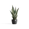 Ecopots Stockholm Durable Modern Round Indoor/Outdoor Recycled-Based Composite Flower Pot Planter - 4 of 4