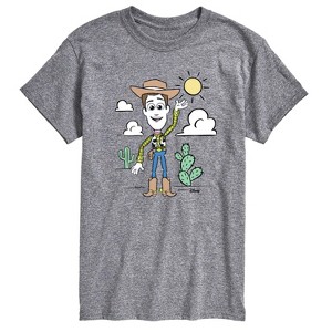 Men's - Disney - Woody Pastel Short Sleeve Graphic T-Shirt - 1 of 4