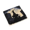 Cityscape Tiles 4.25 In Fountain Square Silhouette Tyler Davidson Cincinnati Coasters - 3 of 3
