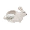 Transpac White Easter Bunny Chip and Dip Serving Dish Set of 2 - 3 of 4