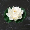 Unique Bargains Artificial Lotus Flower for Garden Ponds Pool Decoration 6 Pcs - image 2 of 4