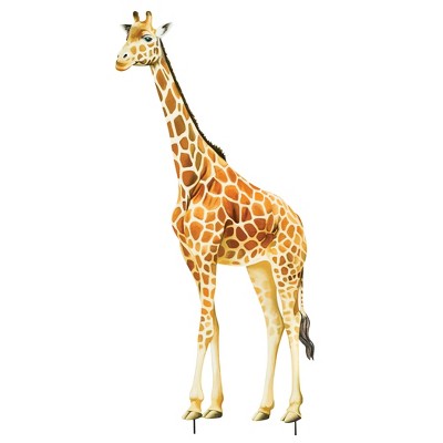 Collections Etc Realistic Giraffe Outdoor Decorative Metal Garden Stake