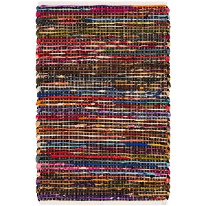 Unique Loom Chindi Cotton Collection Area Rug - Padma - 1 of 4