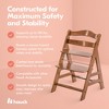 Hauck Alpha+ Grow Along Adjustable Wooden High Chair Seat w/ 5 Point Harness & Bumper Bar for Baby & Toddler Up to 198 lbs - 3 of 4