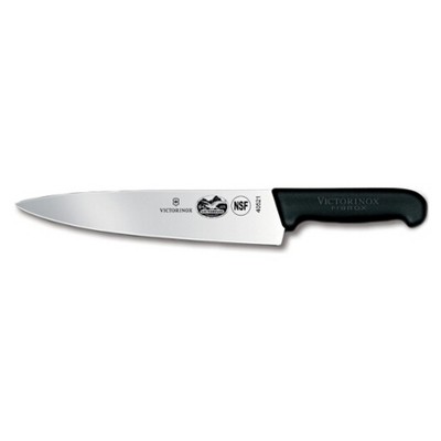 Victorinox Carbon Steel Chef's Knife with Black Fibrox Handle, 10 Inch