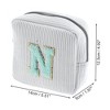 Unique Bargains Letter N Pattern Makeup Bag 1 Pc - 2 of 4