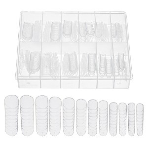 Unique Bargains Scale Faux Crystal Extension Fake Nails 120 Pcs - 1 of 4