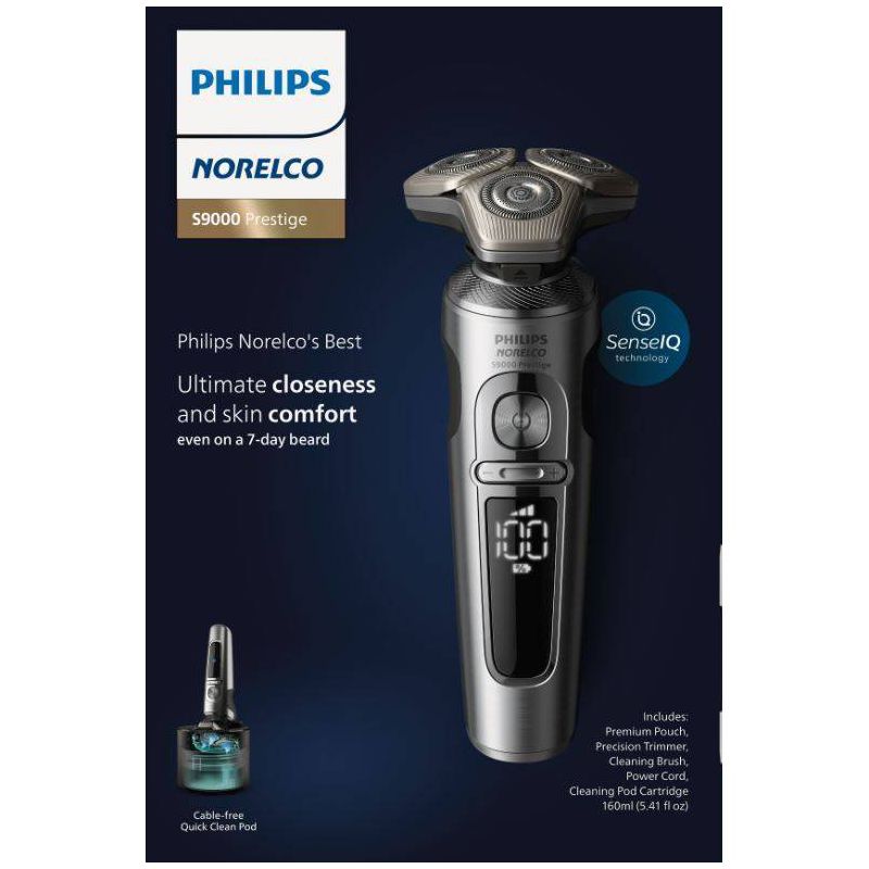Philips Norelco Series 9841 Wet &#38; Dry Men&#39;s Rechargeable Electric Shaver - S9841/84, 3 of 16