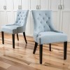 GDFStudio Maggie Contemporary Tufted Armless Dining Chairs (Set of 2) - 2 of 4