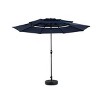 10FT 3-Tier Auto-Tilt Outdoor Umbrella, Aluminum Patio Table Umbrella for Market, Pool, Deck (Base Not Included) – Maison Boucle - 2 of 4