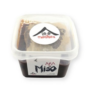 Namikura Aka Red Miso Aged 6 Months Organic Soybean Paste Tub 17.63 Oz. / 500 G. (Pack of 2) - 1 of 4