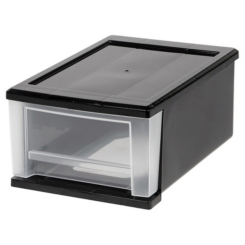 Iris 7 Qt Plastic Storage Stacking Drawer 4pk Target