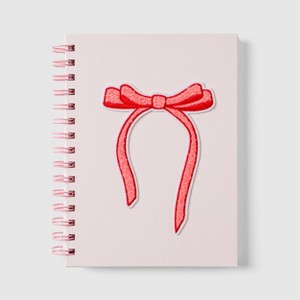 Pulsar Eco Products Tufted Patch Journal Pink Bow - 1 of 4