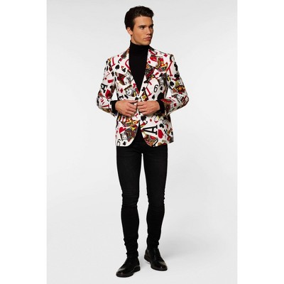 OppoSuits Men's Blazer - Official DC Comics Batman vs Joker Suit Jacket - Purple - Green - Warner Brothers Costume - Size 38 — фото 3