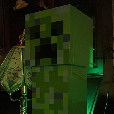 Minecraft Womens Screw Water Bottle Black Creeper, Zombie - One