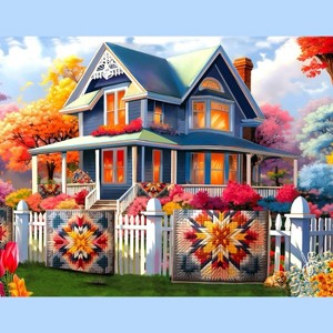 Sunsout Dandelion Quilts 1000 pc   Jigsaw Puzzle 77032 - 1 of 4