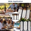 WeChef Restaurant Menu Covers 4.25x11" Trifold 3 View PU Leather with Angled Corners for Wine List Bar Hotel 5 Pack - 4 of 4