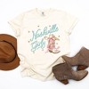 Simply Sage Market Women's Coquette Nashville Girly Short Sleeve Garment Dyed Tee - 2 of 3