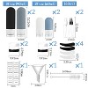 18 Pack Travel Bottles for Toiletries, TSA Approved Travel Size Containers,Silicone Shampoo and Conditioner Bottles - 3 of 4