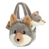 Aurora Small Wolf Eco Nation Eco-Friendly Stuffed Animal Grey 6.5" - 2 of 4