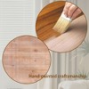 Vynxaria Modern Rustic Wood Coffee Table ,Farmhouse style coffee table,Wood block base coffee table, Living room - 4 of 4