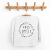 The Juniper Shop Mini Smiley Hugs and Smiles Toddler Long Sleeve Tee - 2 of 4