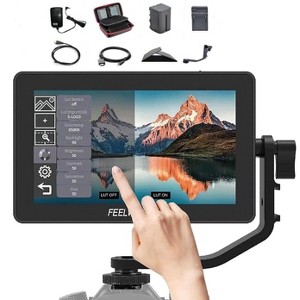 FEELWORLD F6 Plus V2 F6 Pro DSLR Camera Field Monitor 4K HDMI 6 Inch 3D Touch Screen IPS FHD1920 x 1080 Support Type-C - 1 of 1