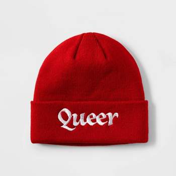 Pride PH by The PHLUID Project Adult 'Queer' Beanie - Red