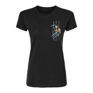 Women's - Marvel - Wolverine Slash Fitted Graphic T-Shirt - 1 of 3