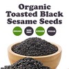 Organic Toasted Black Sesame Seeds – by Food to Live - 3 of 4