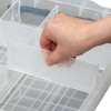 JEJ Astage 18.9"X17.72" Partitioned Containers and Double-Tier Containers - M1 Clear - image 4 of 4