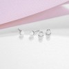 Girl's Classic Freshwater Cultured Pearl Screw Back Sterling Silver Earrings - In Season Jewelry - 4 of 4