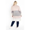 Avenue Women's Plus Size Keelyn Colorblock Cardigan - 3 of 4